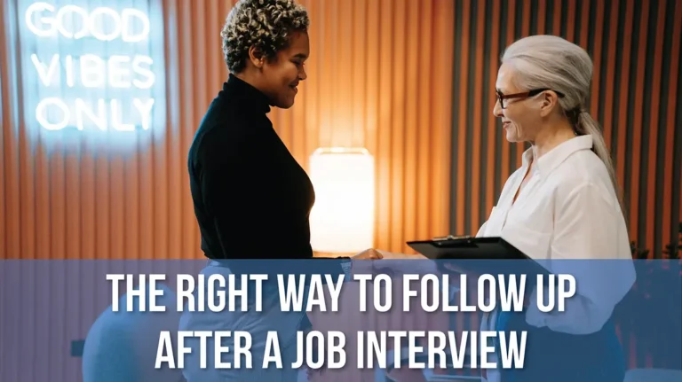 HowToFollowUpAfterInterviewing, Job Seeker Blog